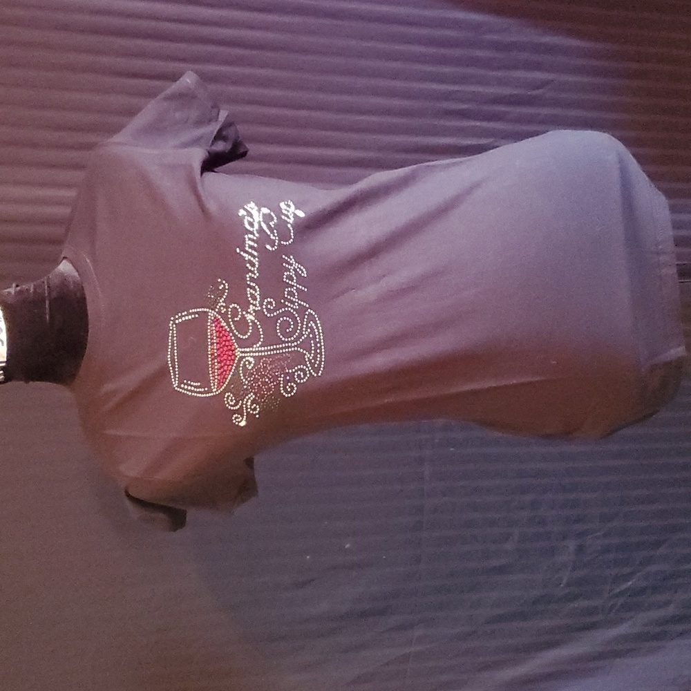 GRANDMA'S Sippy Cup Womens Fitted T Shirt Size Large